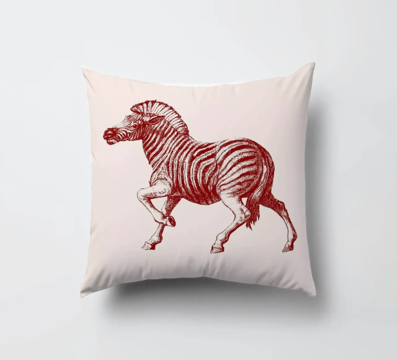Zebra II cojín de Flora & Fauna