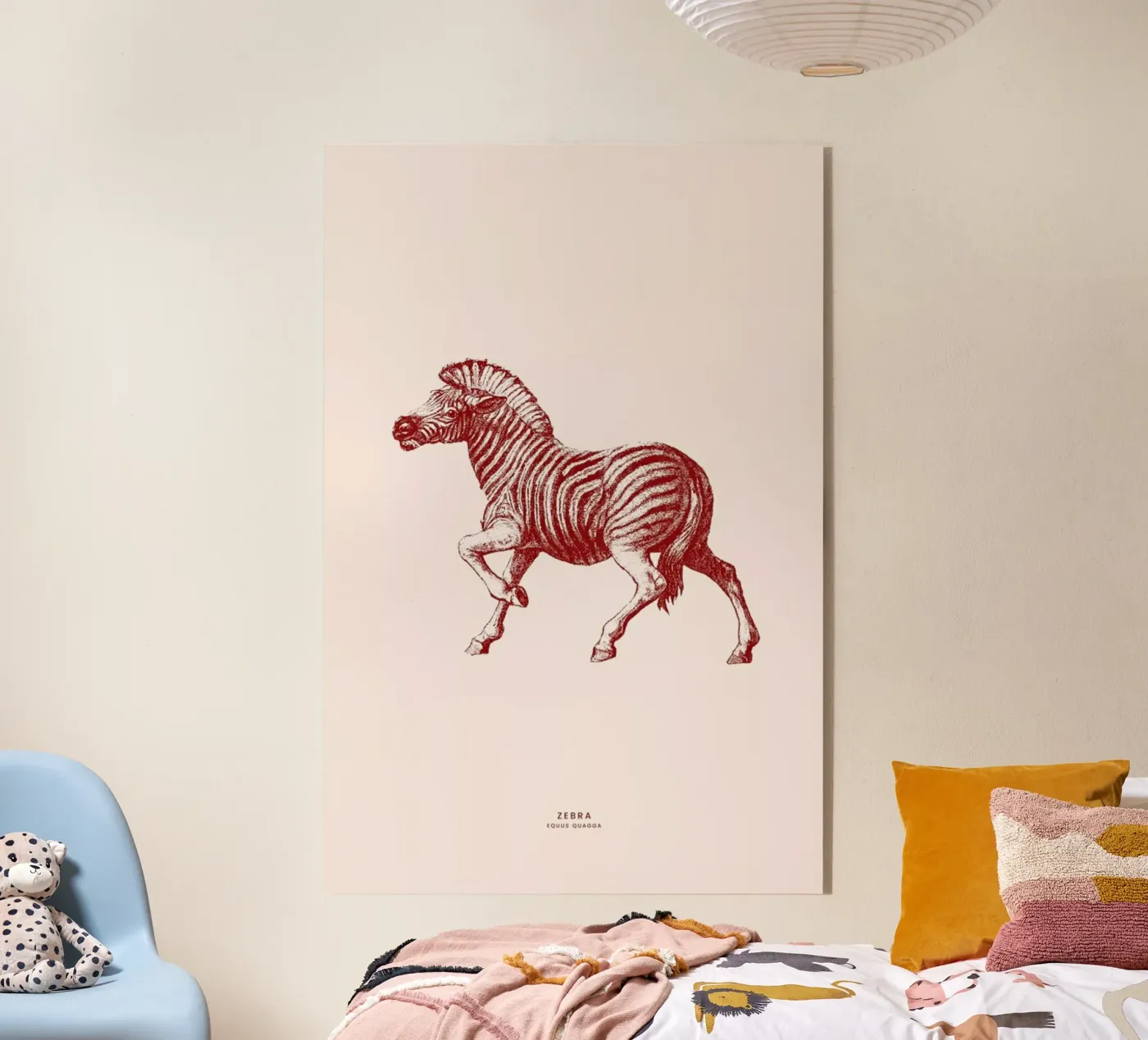 Zebra II plexiglas de Flora & Fauna