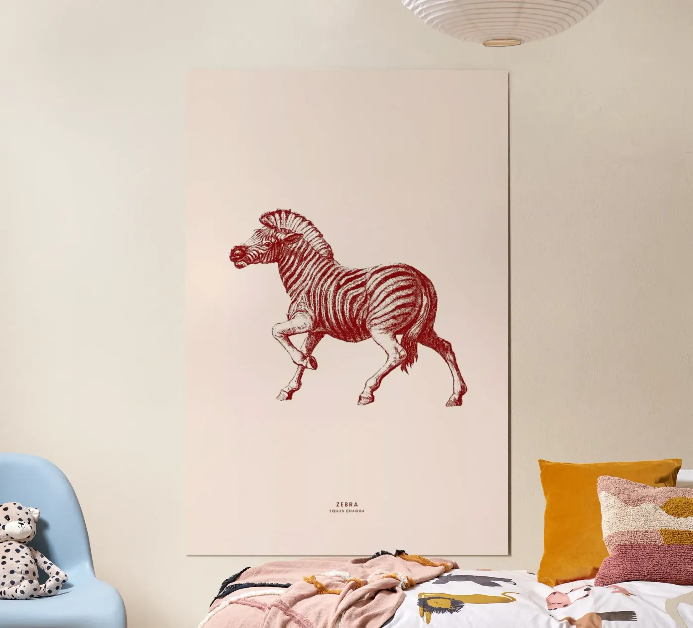 Zebra II poster da Flora & Fauna