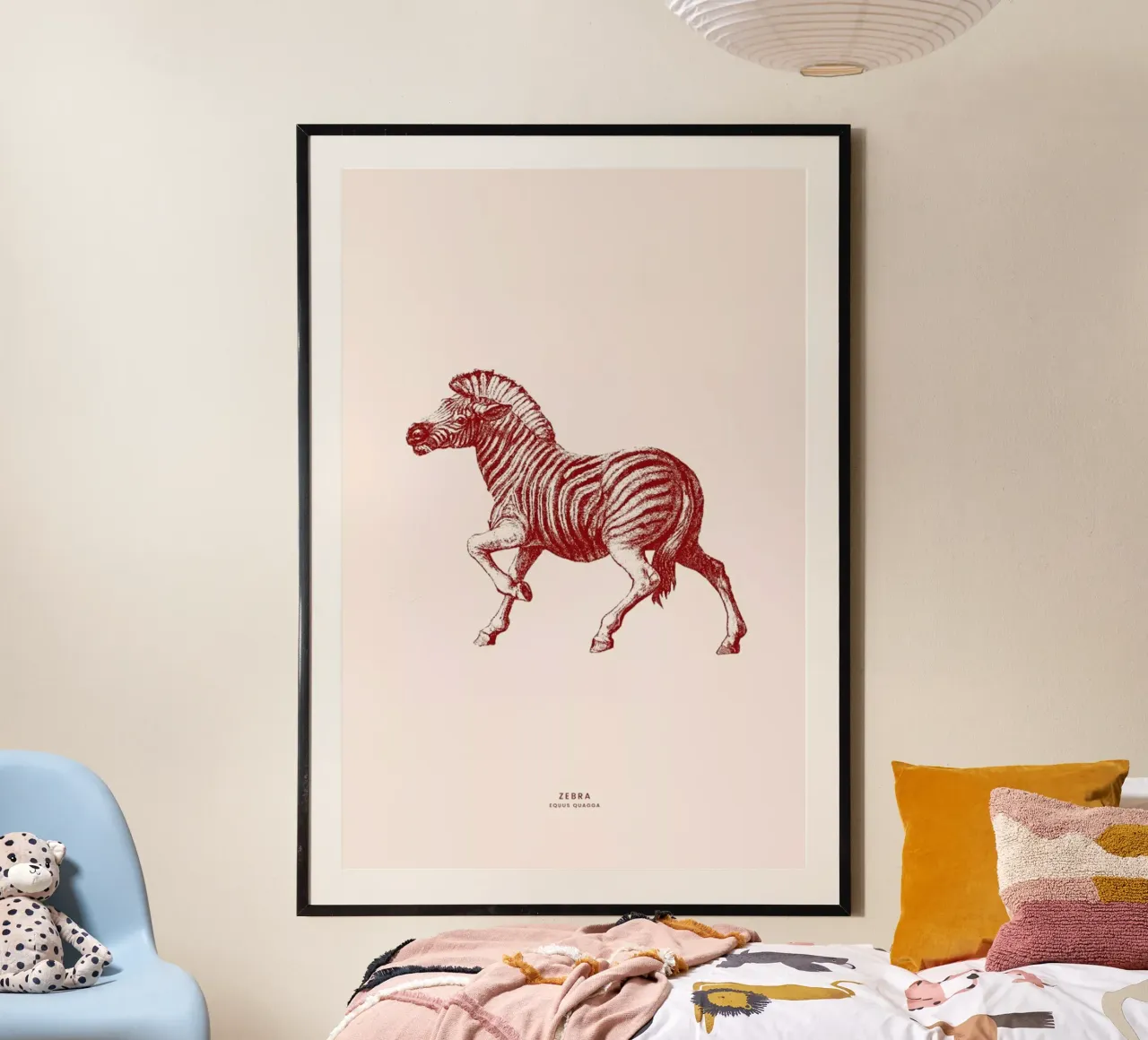 Zebra II poster da Flora & Fauna