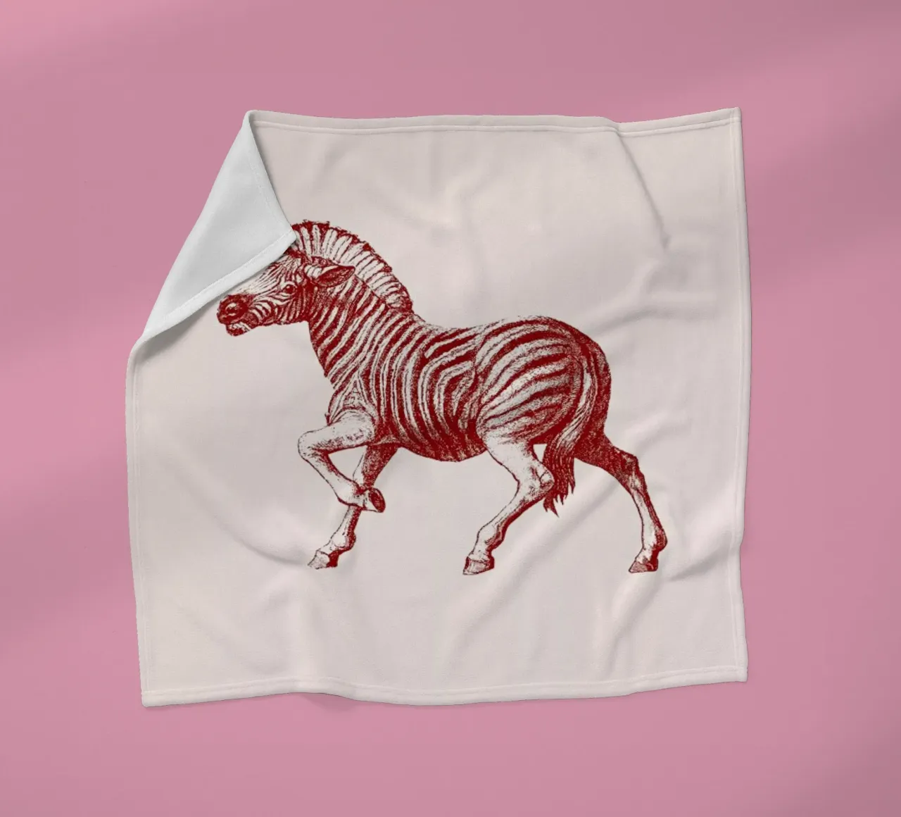 Zebra II coperta in pile da Flora & Fauna