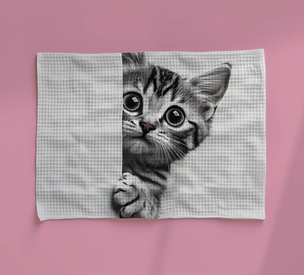 Il gatto non smette di mugugnare canovaccio da cucina da M-Ulrich-Digital Art