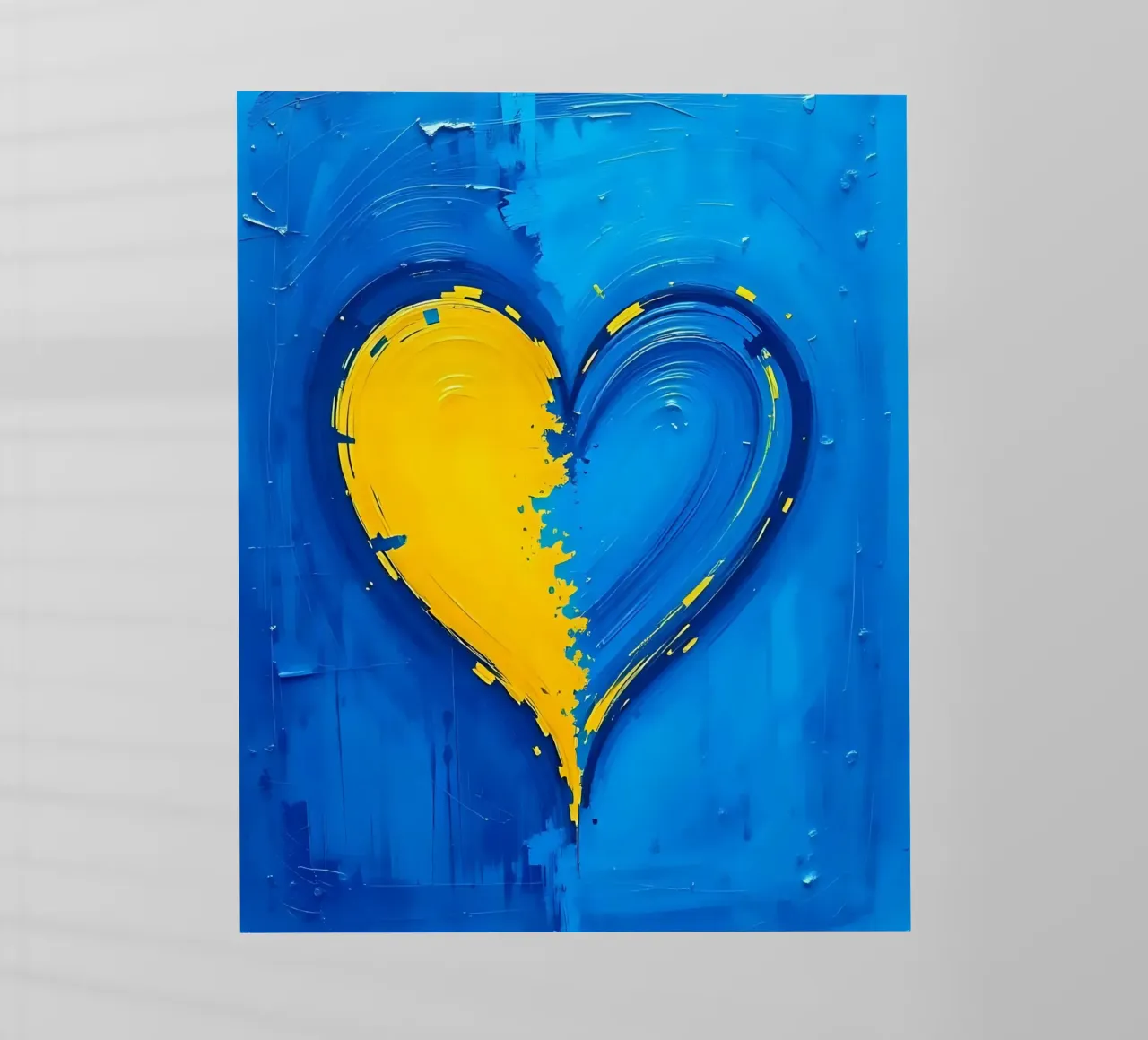cuore_blu_giallo_2 pellicola backlit da Pink- und LoveArt by LK
