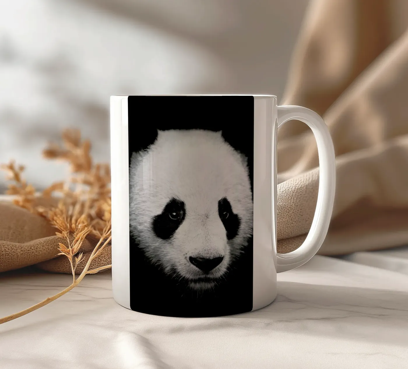 Panda ceramic mug by Natural Kingdom
