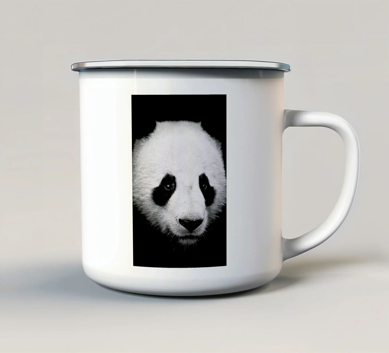 Panda tazza in smalto da Natural Kingdom