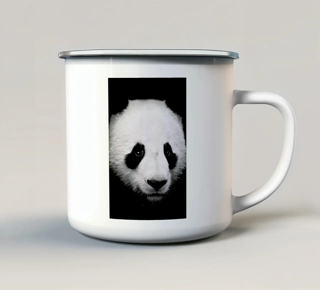 Panda tazza in smalto da Natural Kingdom