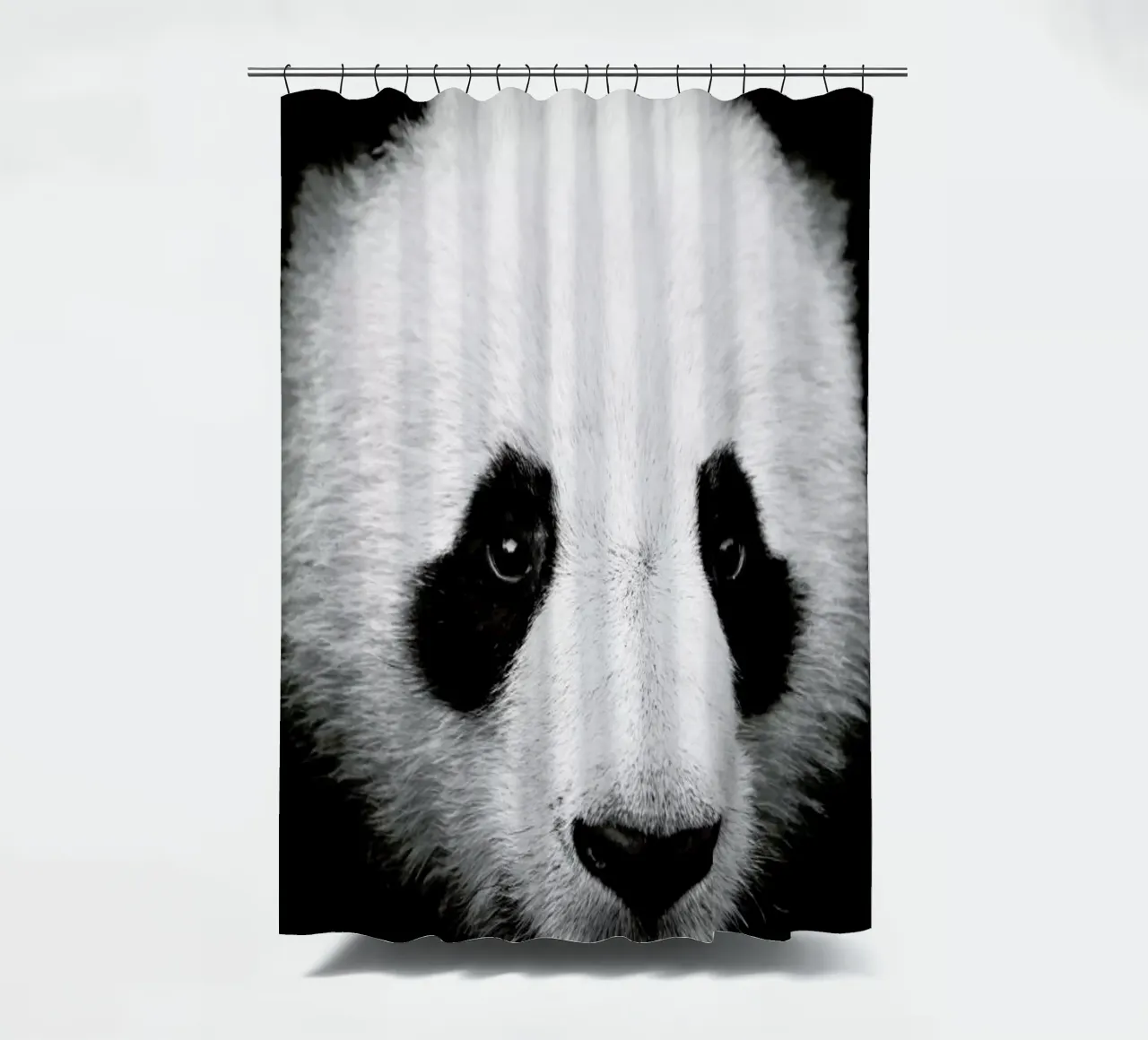 Panda shower curtain by Natural Kingdom