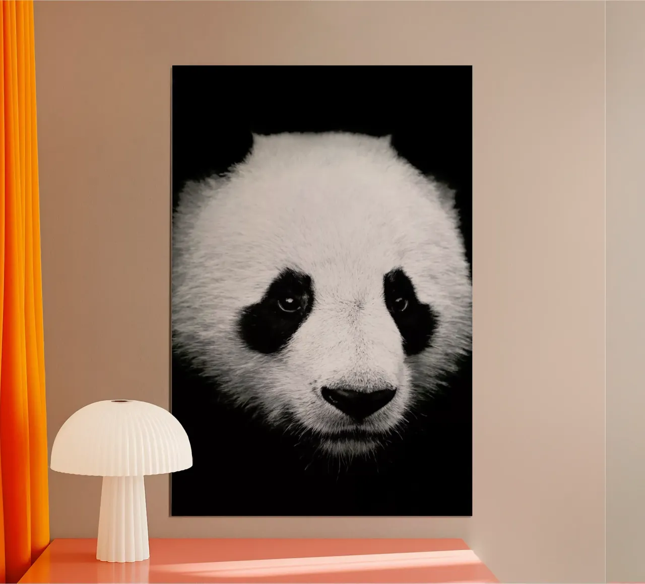Panda poster con telaio in legno da Natural Kingdom