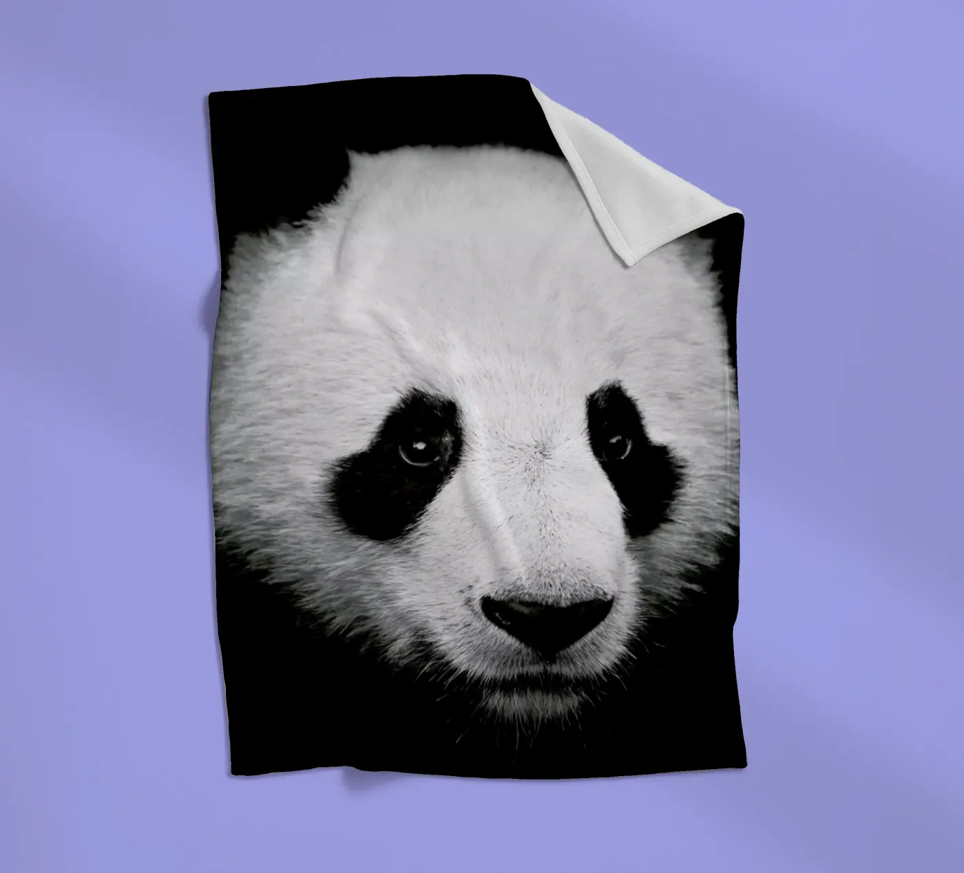 Panda fleece blanket by Natural Kingdom