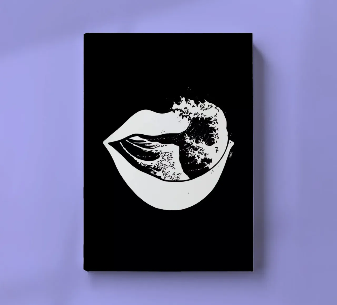 The Big Wave of Mouth Notizbuch von Ninhol