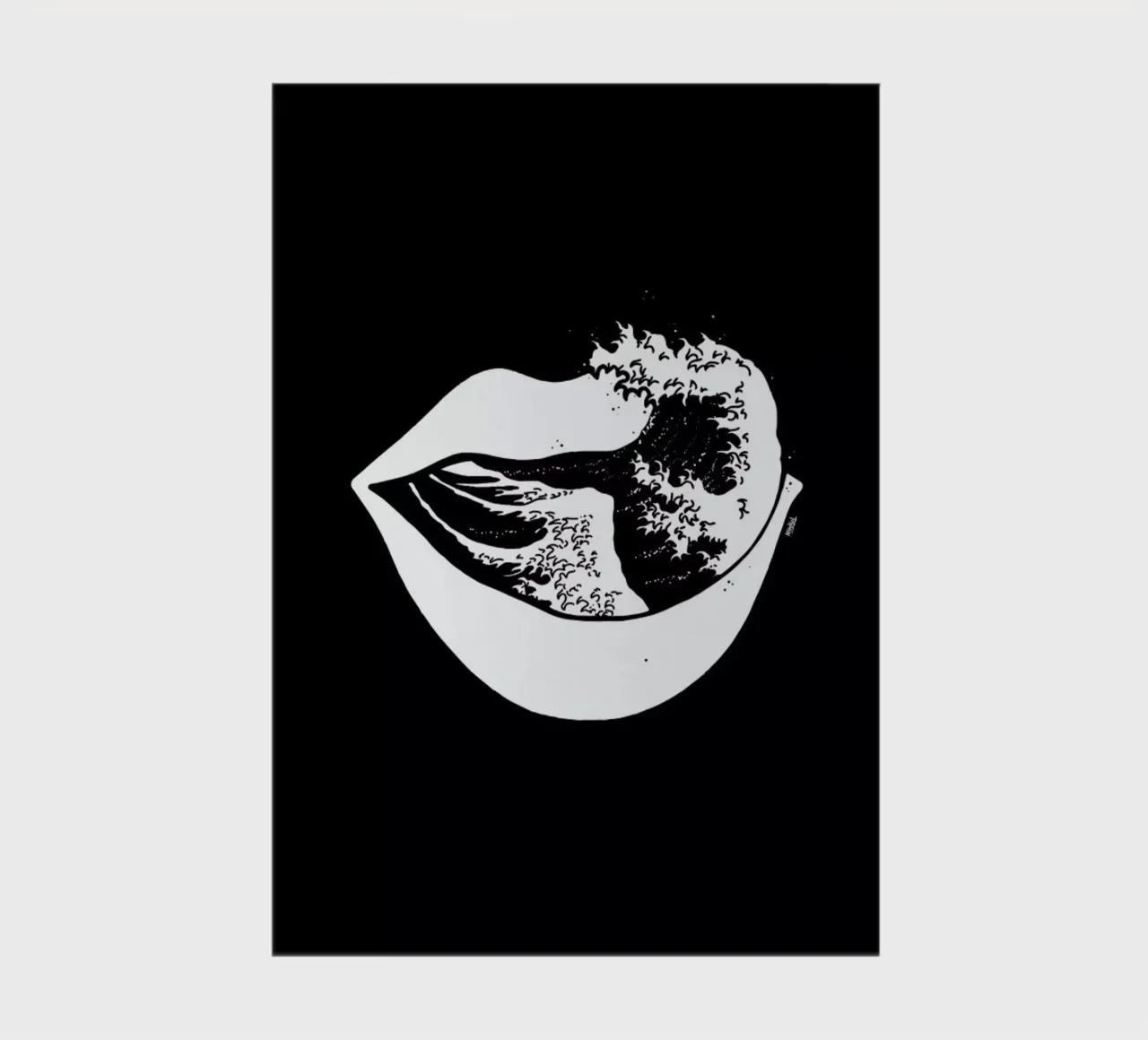 The Big Wave of Mouth Notizbuch von Ninhol