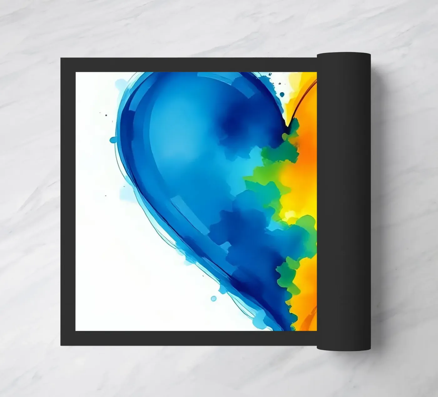 cuore_blu_giallo_3 zerbino da Pink- und LoveArt by LK