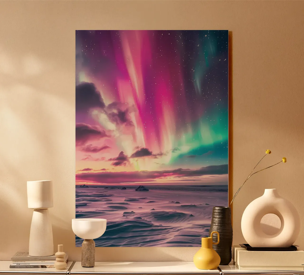 L'Aurora Boreale colorata plexiglass da Matthew Katz