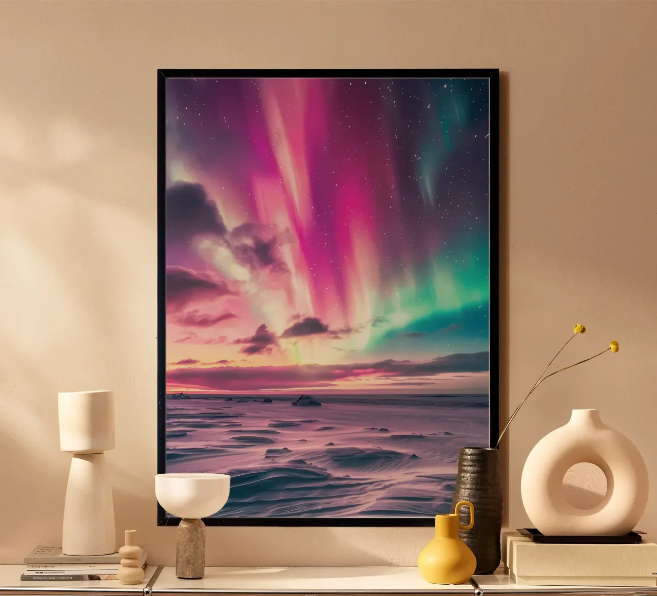 L'Aurora Boreale colorata poster da Matthew Katz