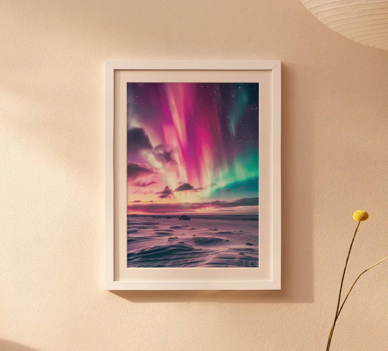 L'Aurora Boreale colorata poster da Matthew Katz