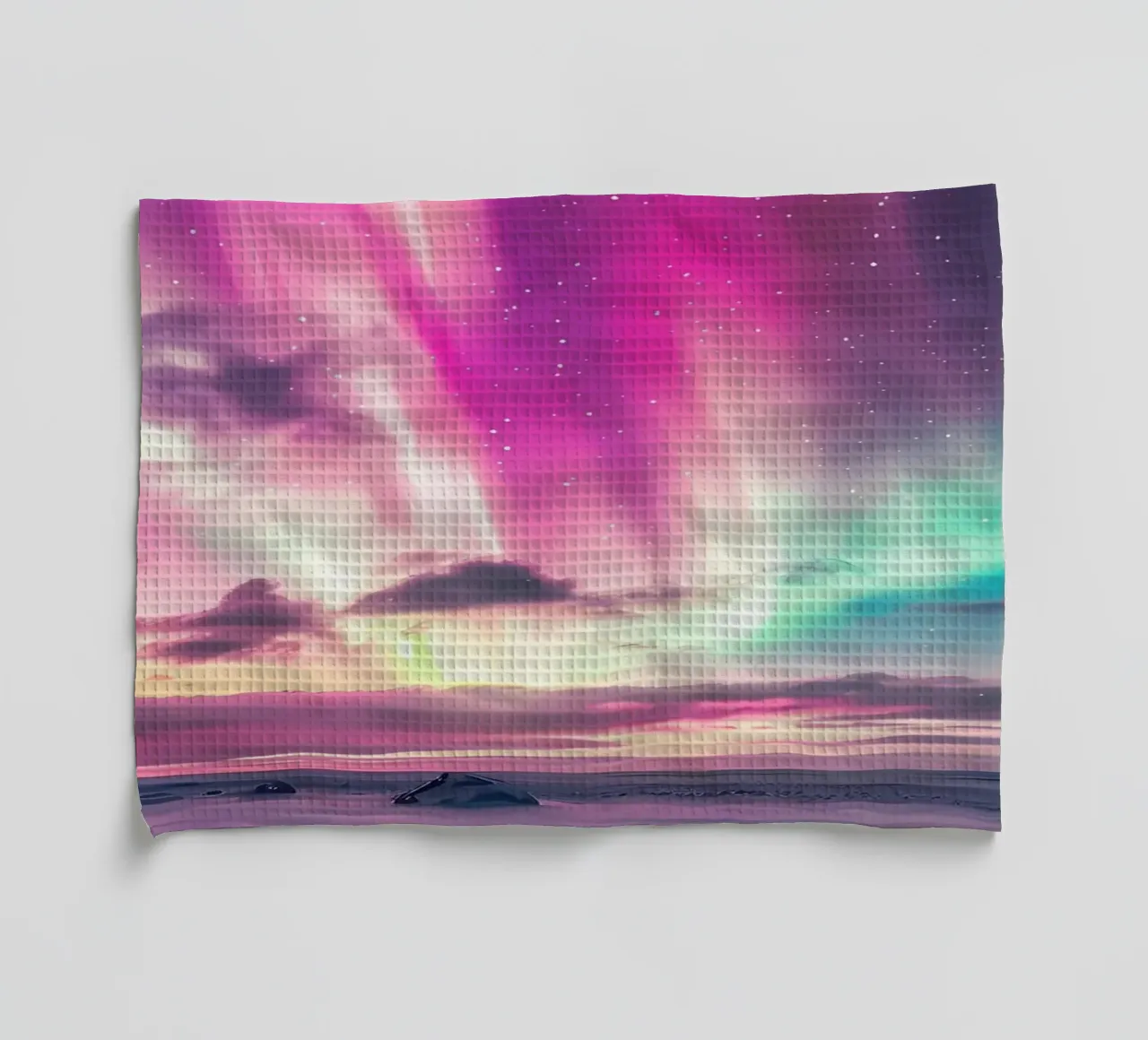 L'Aurora Boreale colorata canovaccio da cucina da Matthew Katz