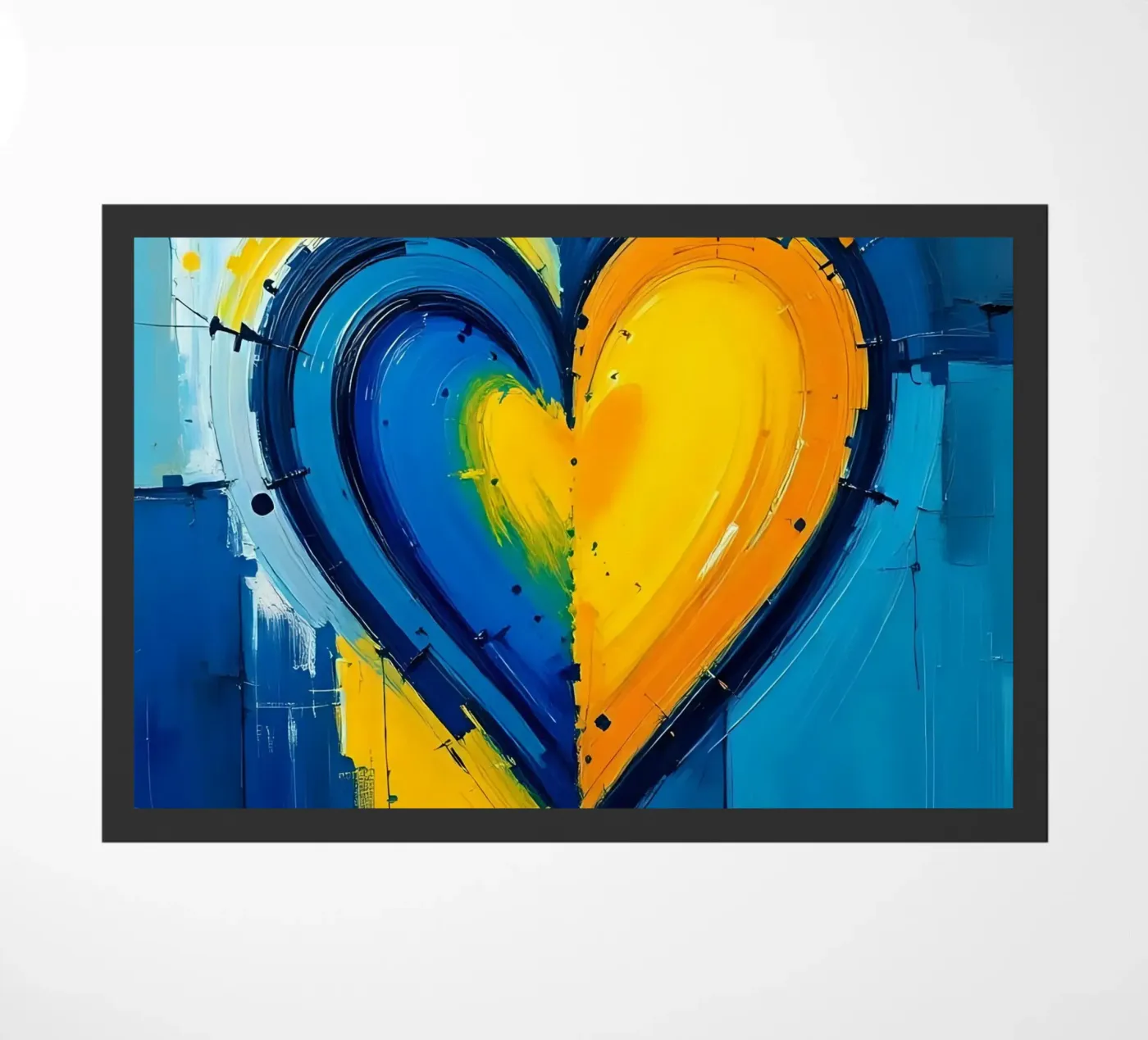 cuore_blu_giallo_4 zerbino da Pink- und LoveArt by LK