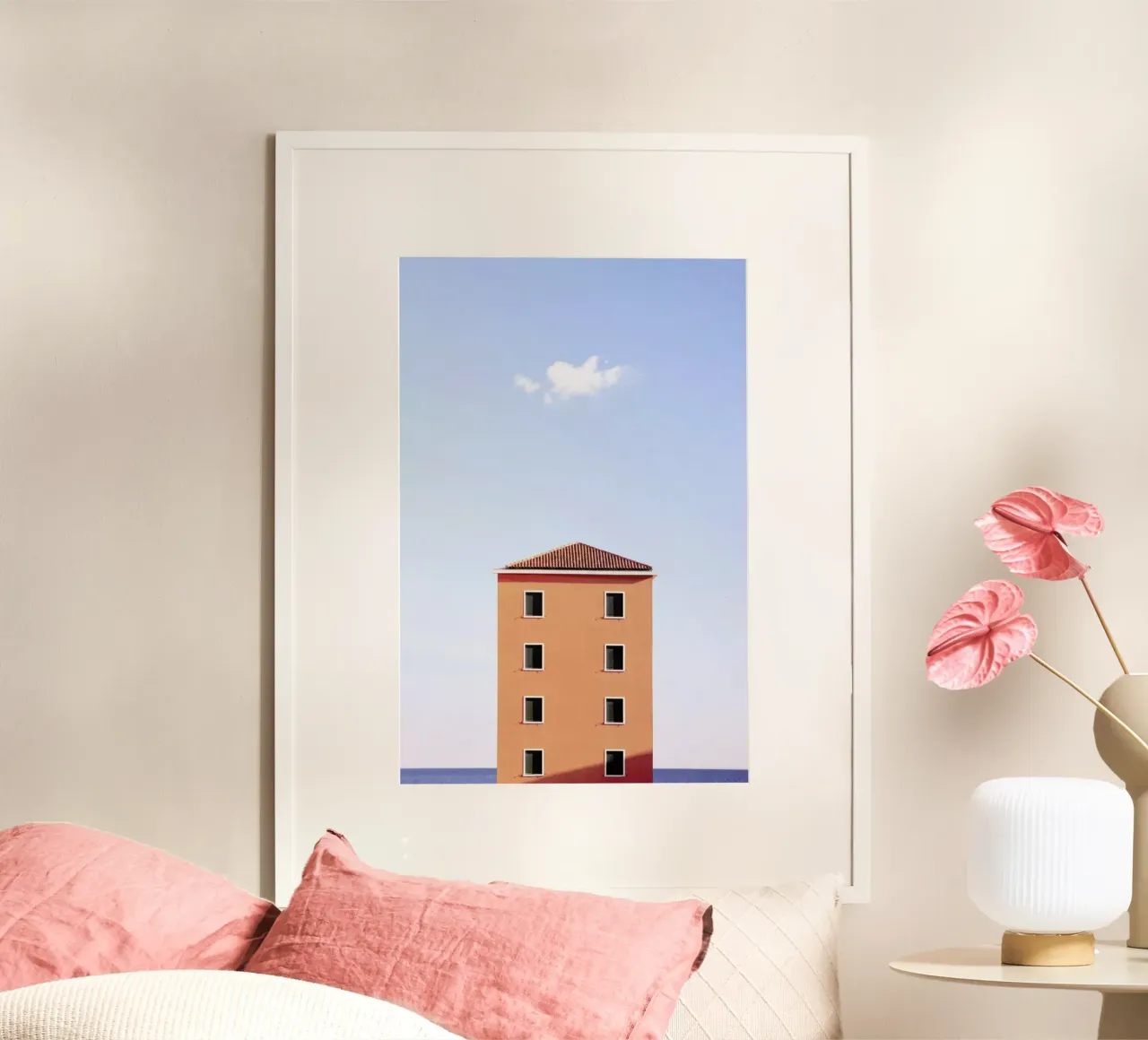 High Rise poster con telaio in legno da Rupert Höller