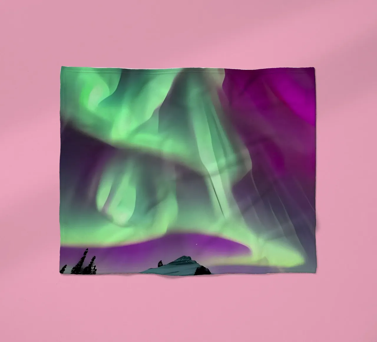 L'Aurora Boreale colorata coperta in pile da Matthew Katz