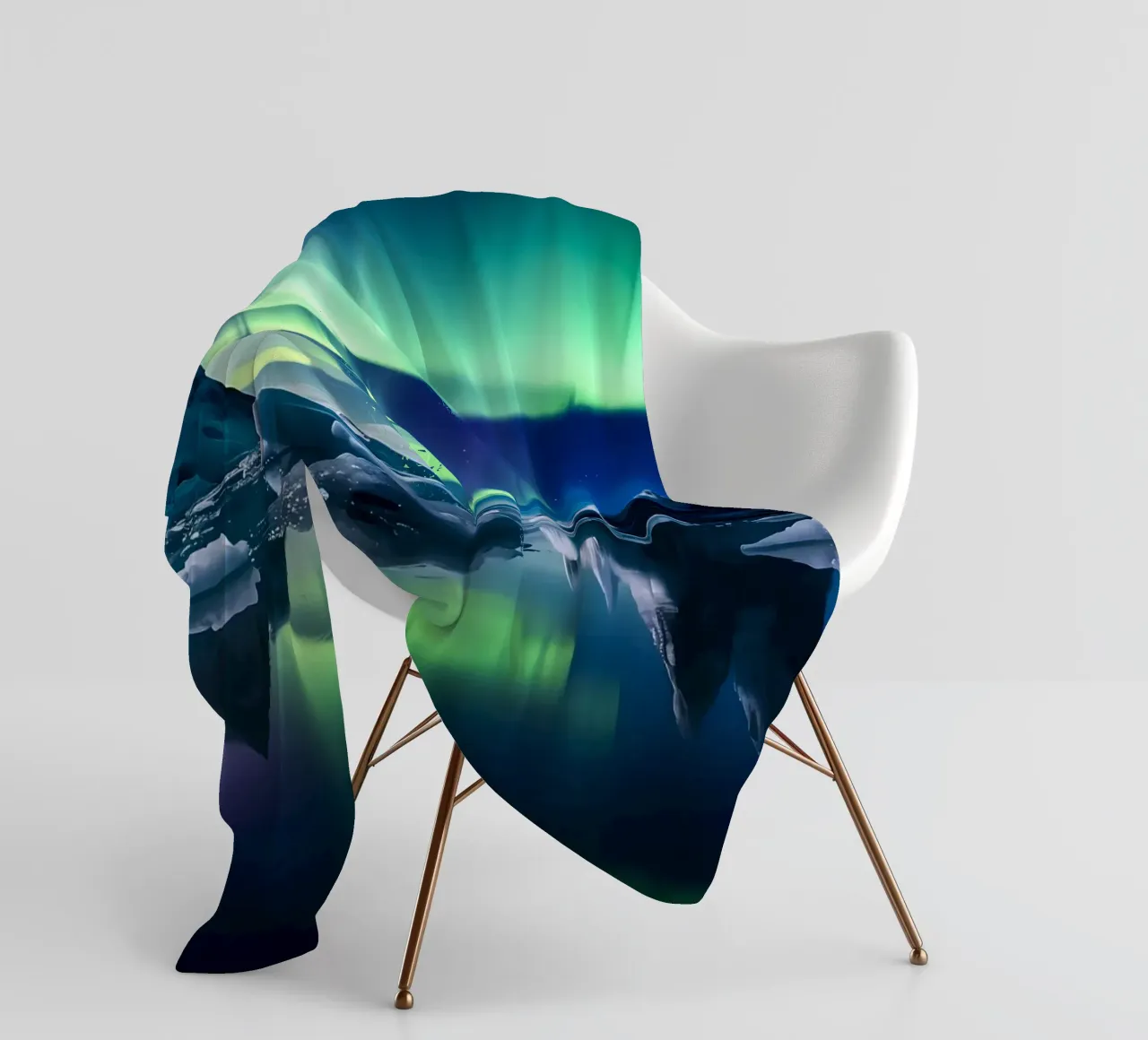 Nordlichter Aurora Fleecedecke von Matthew Katz