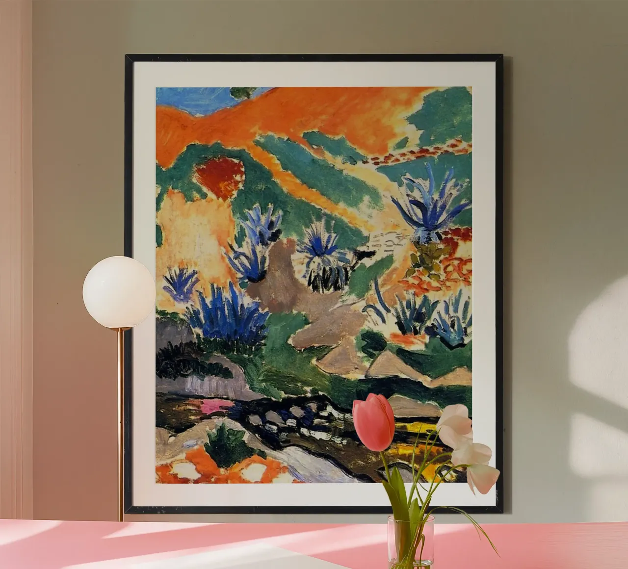 Henri Matisse, 1869-1954, France | Original Paintings poster con telaio in plastica da Trending Art Company
