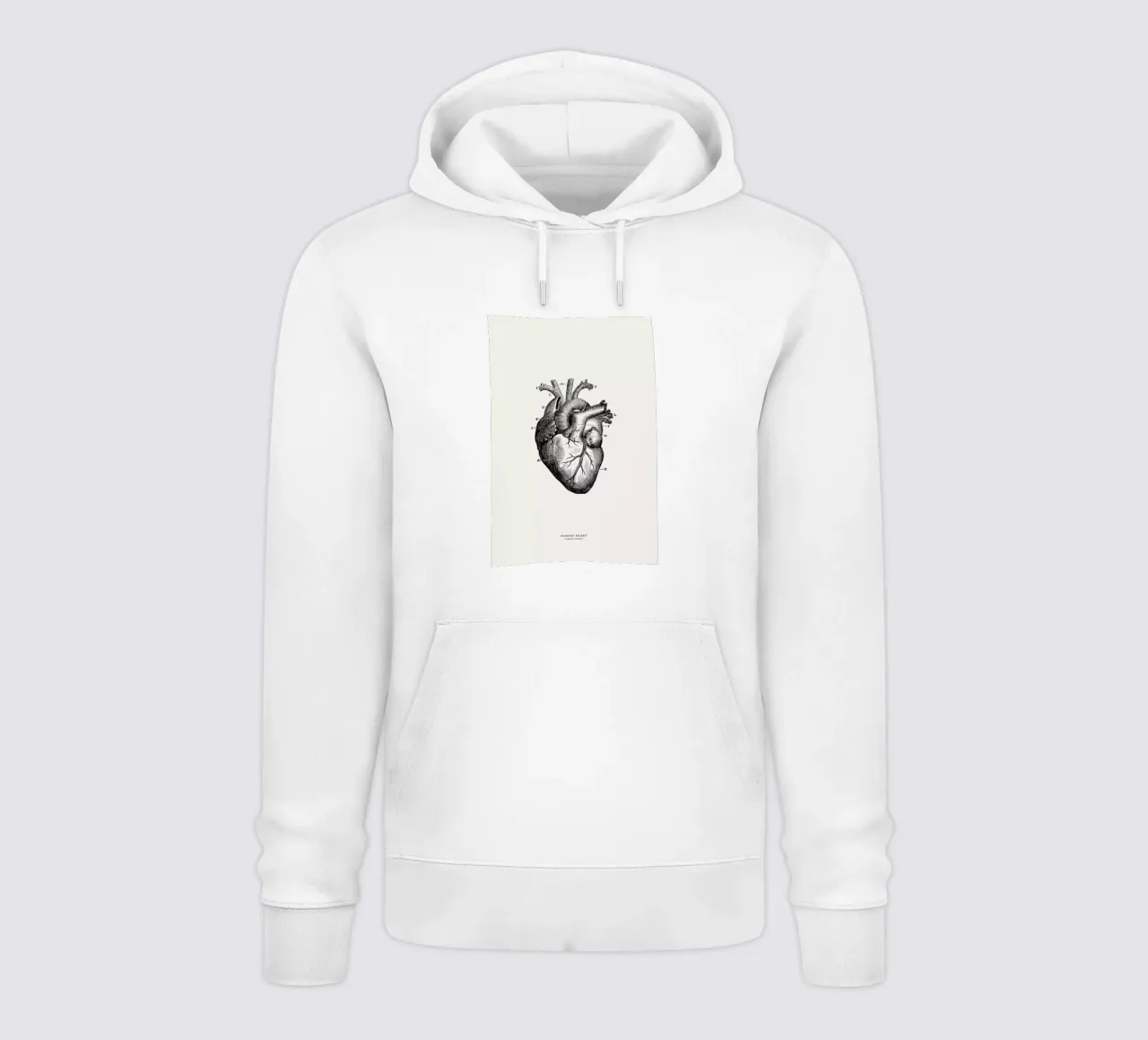 Human Heart hoodie by Flora & Fauna