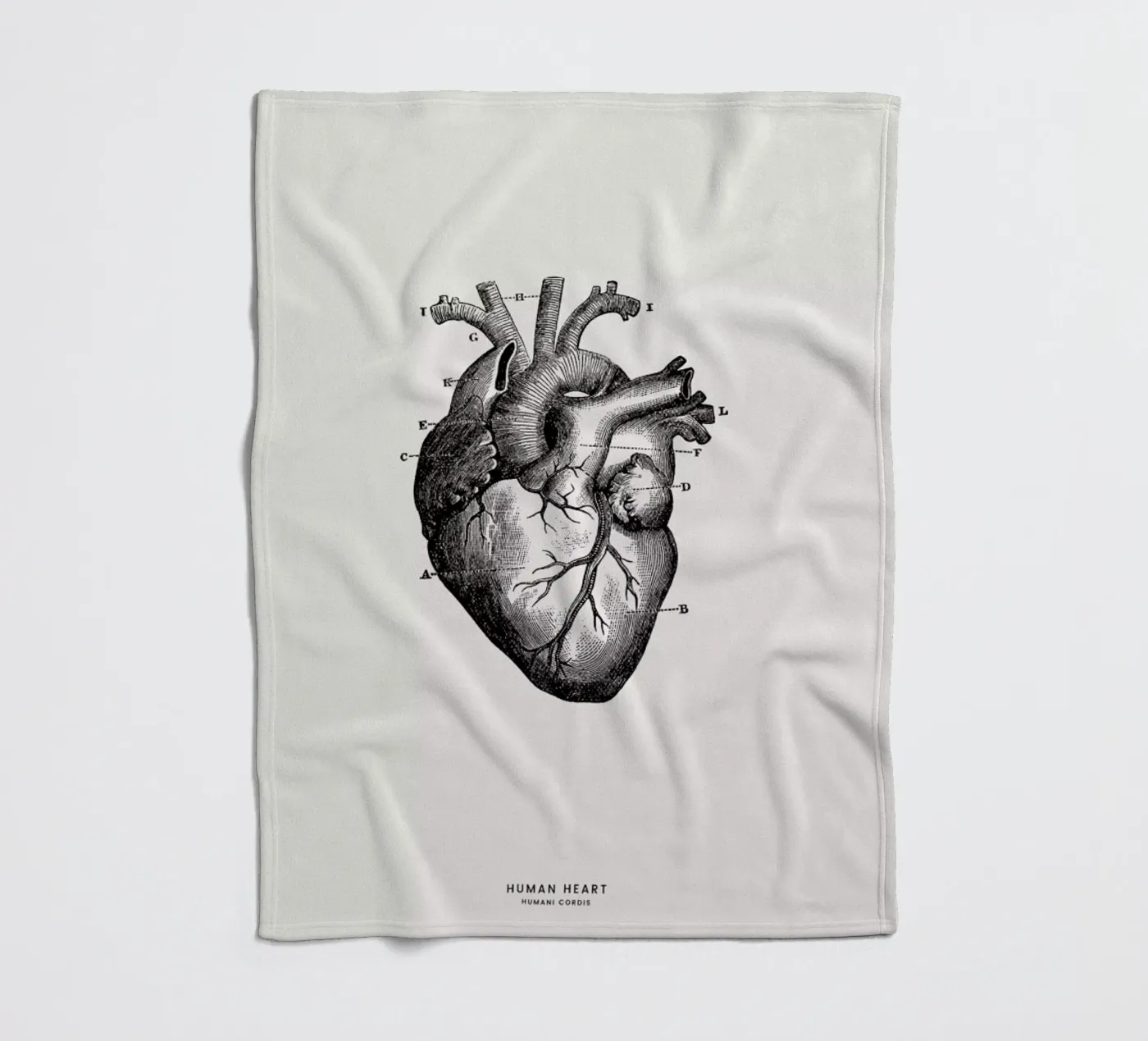 Human Heart Fleecedecke von Flora & Fauna