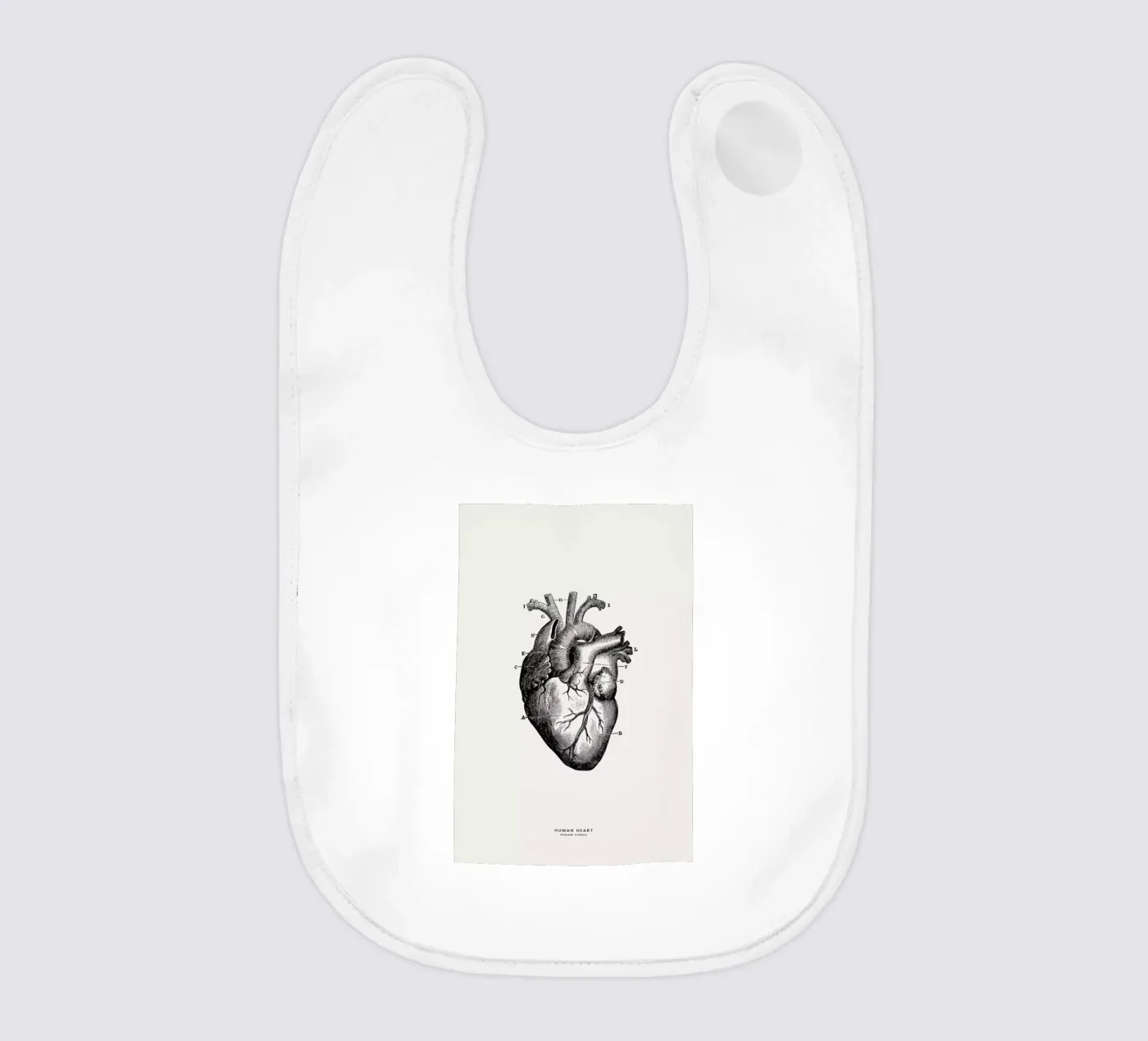 Human Heart bavaglino da Flora & Fauna