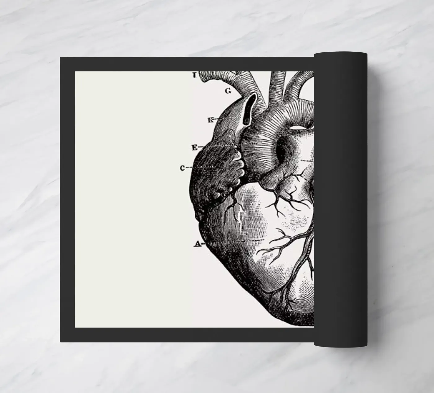 Human Heart doormat by Flora & Fauna