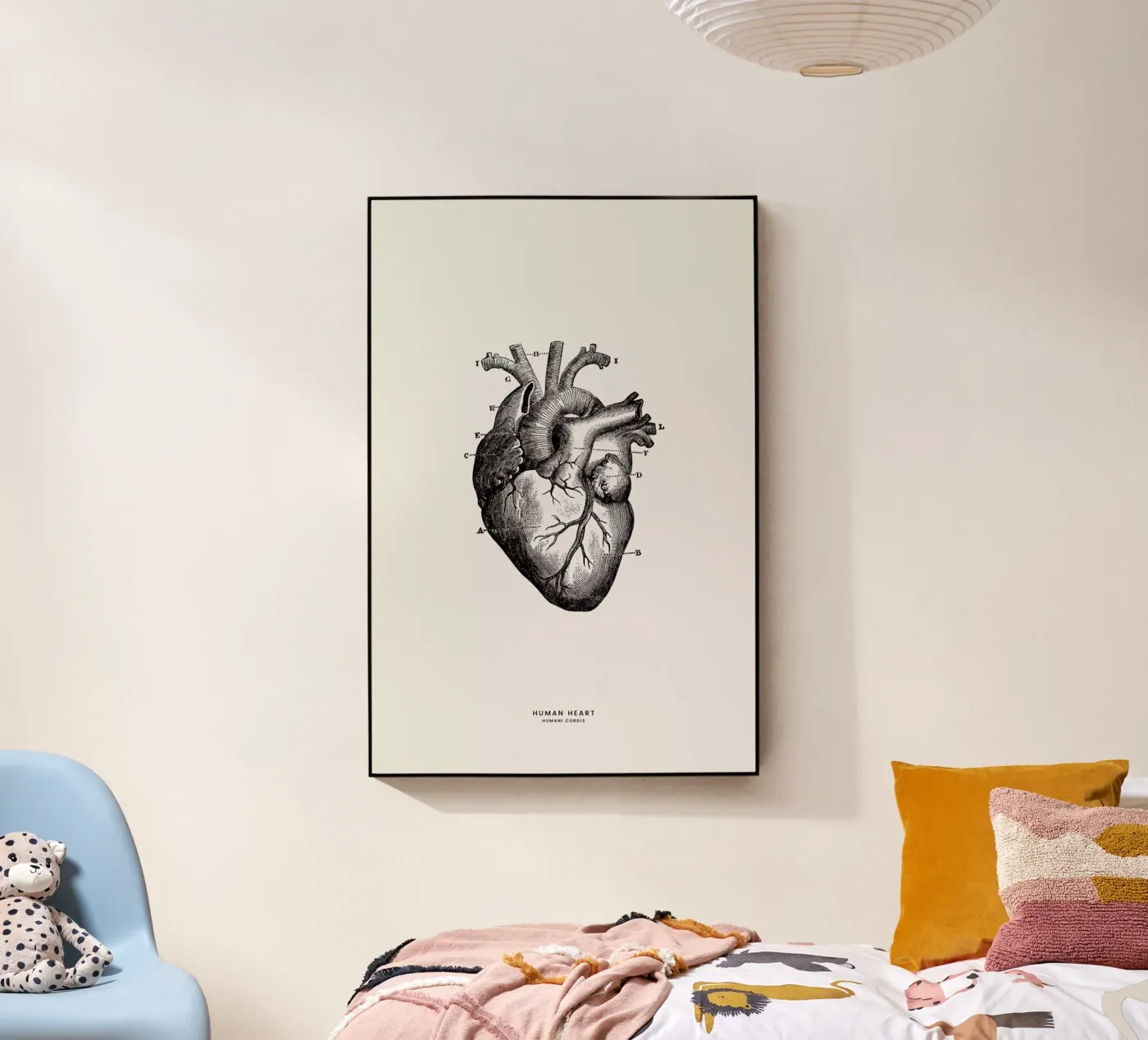 Human Heart acrylic glass by Flora & Fauna