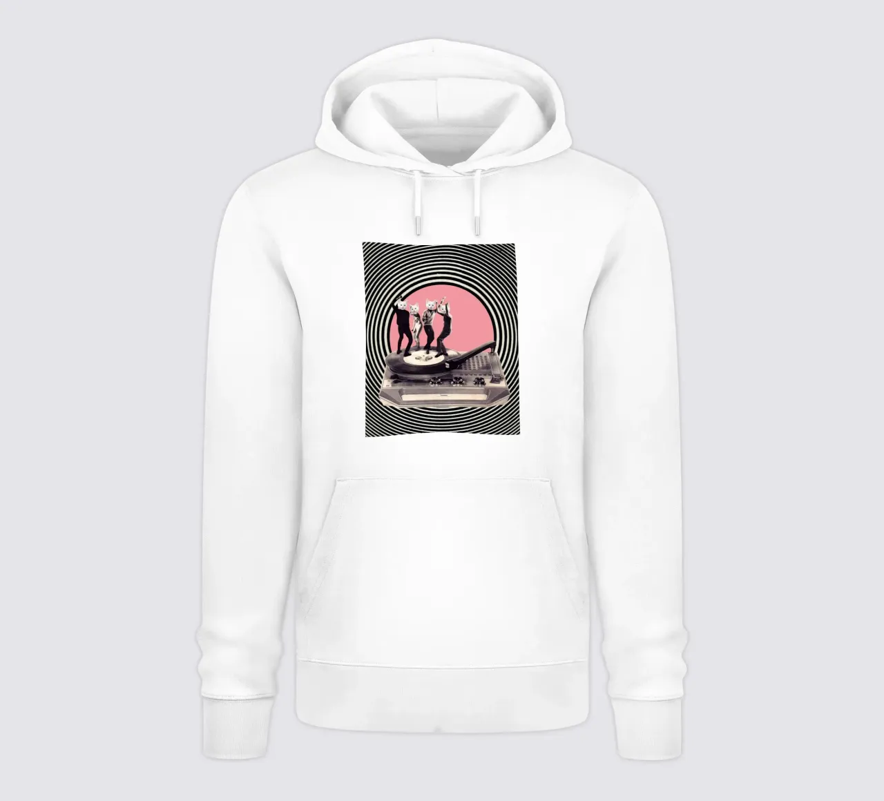 Groovy Cats felpa con cappuccio da MsGonzalez