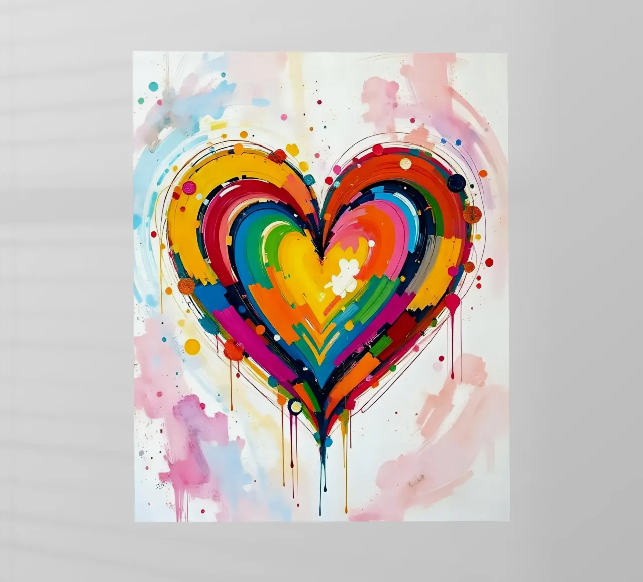 Cuore_colorato_4 pellicola backlit da Pink- und LoveArt by LK