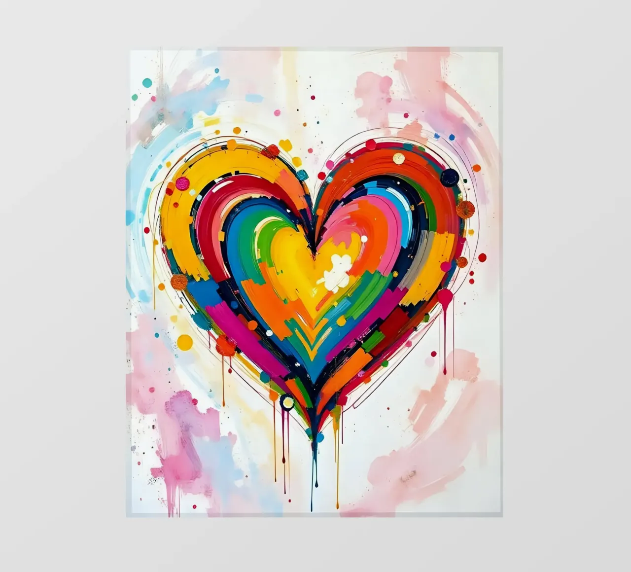 Cuore_colorato_4 pellicola backlit da Pink- und LoveArt by LK