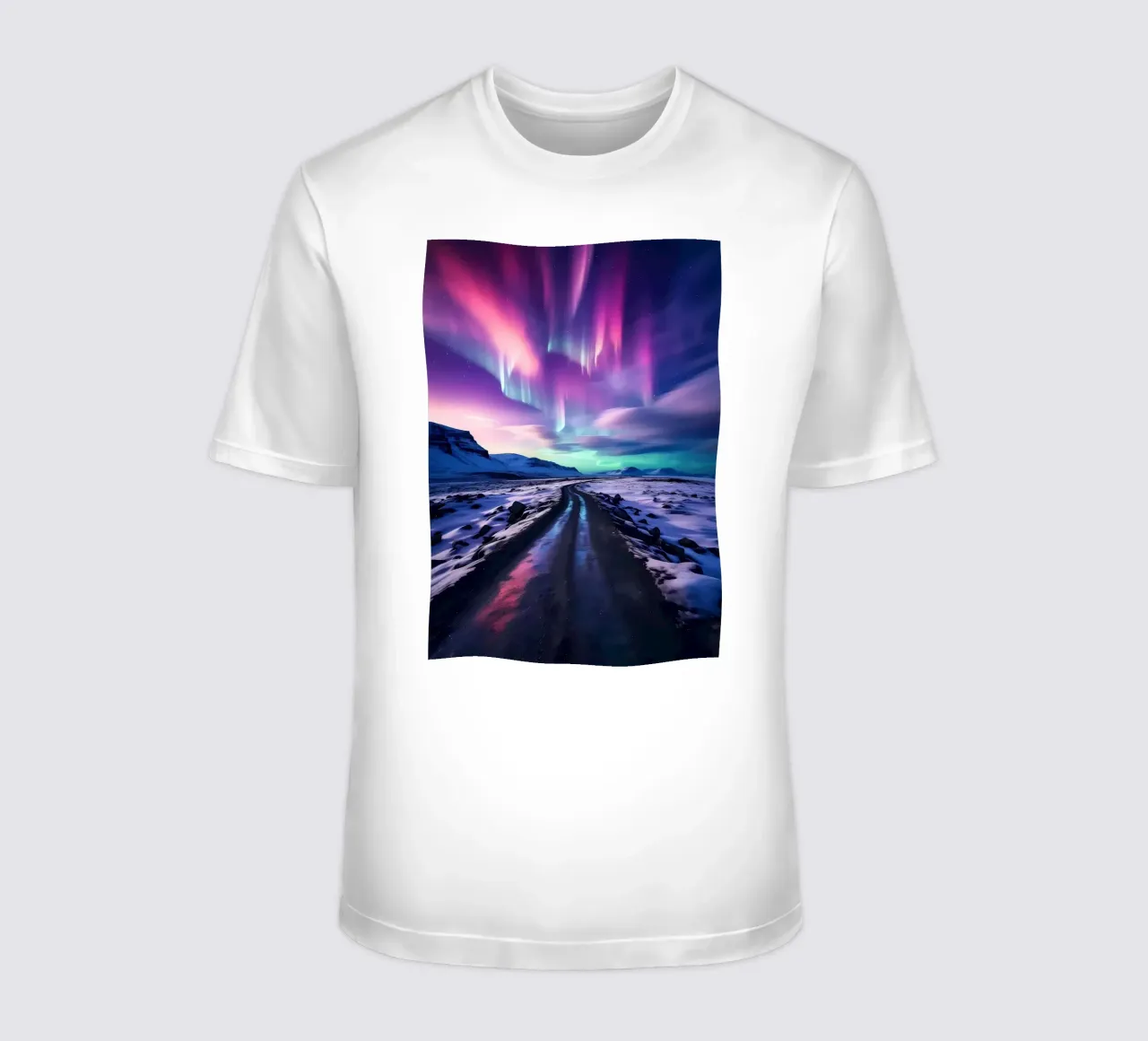 Purple Aurora Borealis t-shirt da Matthew Katz