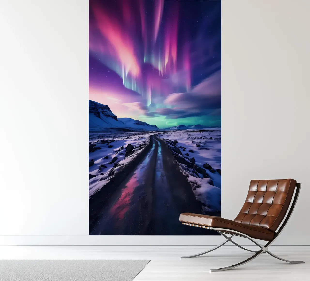 Purple Aurora Borealis photo wallpaper by Matthew Katz