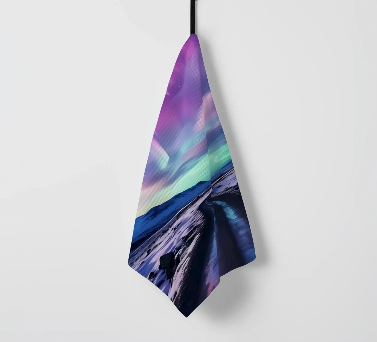 Purple Aurora Borealis canovaccio da cucina da Matthew Katz