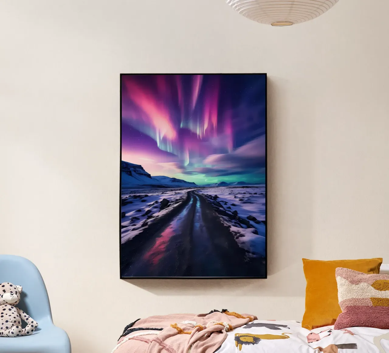 Purple Aurora Borealis plexiglass da Matthew Katz