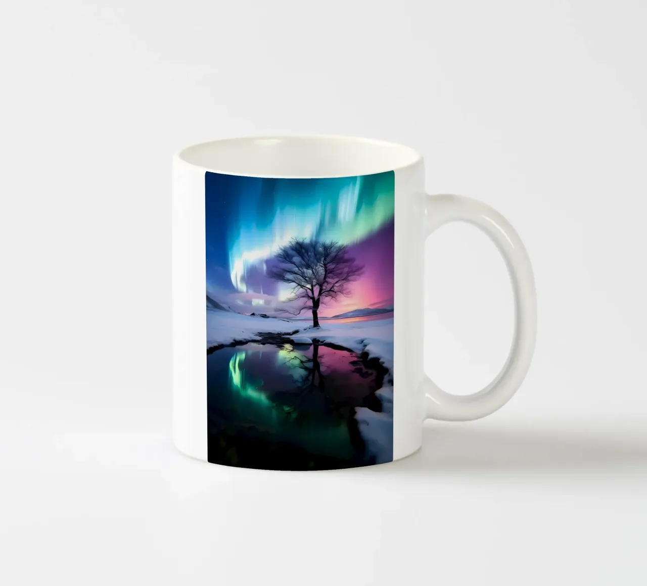 Riflesso dell'Aurora Boreale tazza in ceramica da Matthew Katz
