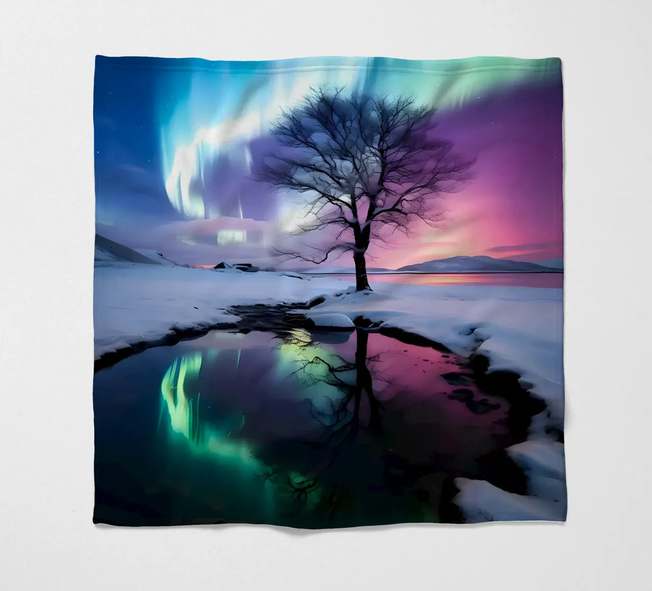 Riflesso dell'Aurora Boreale coperta in pile da Matthew Katz