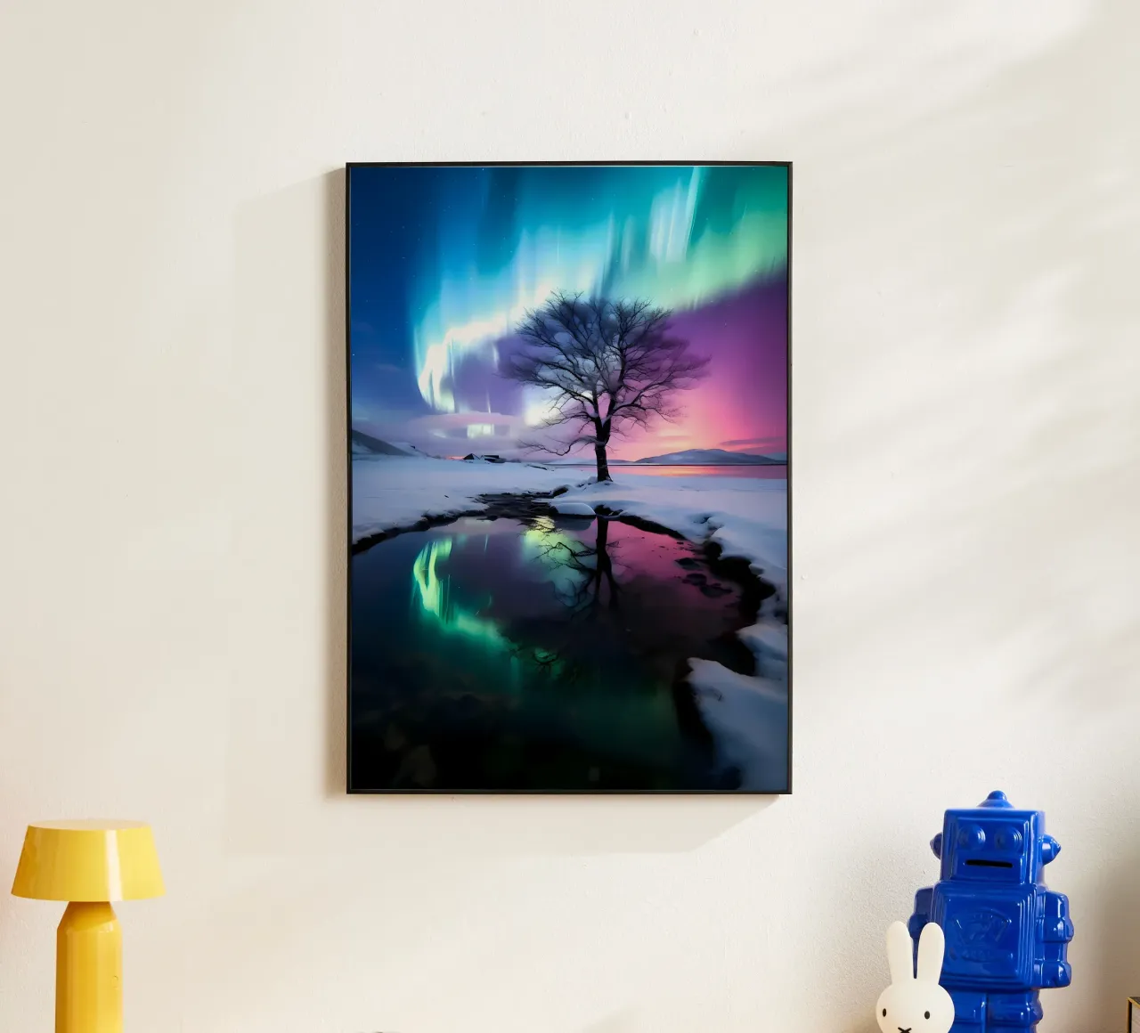 Riflesso dell'Aurora Boreale alluminio dibond da Matthew Katz