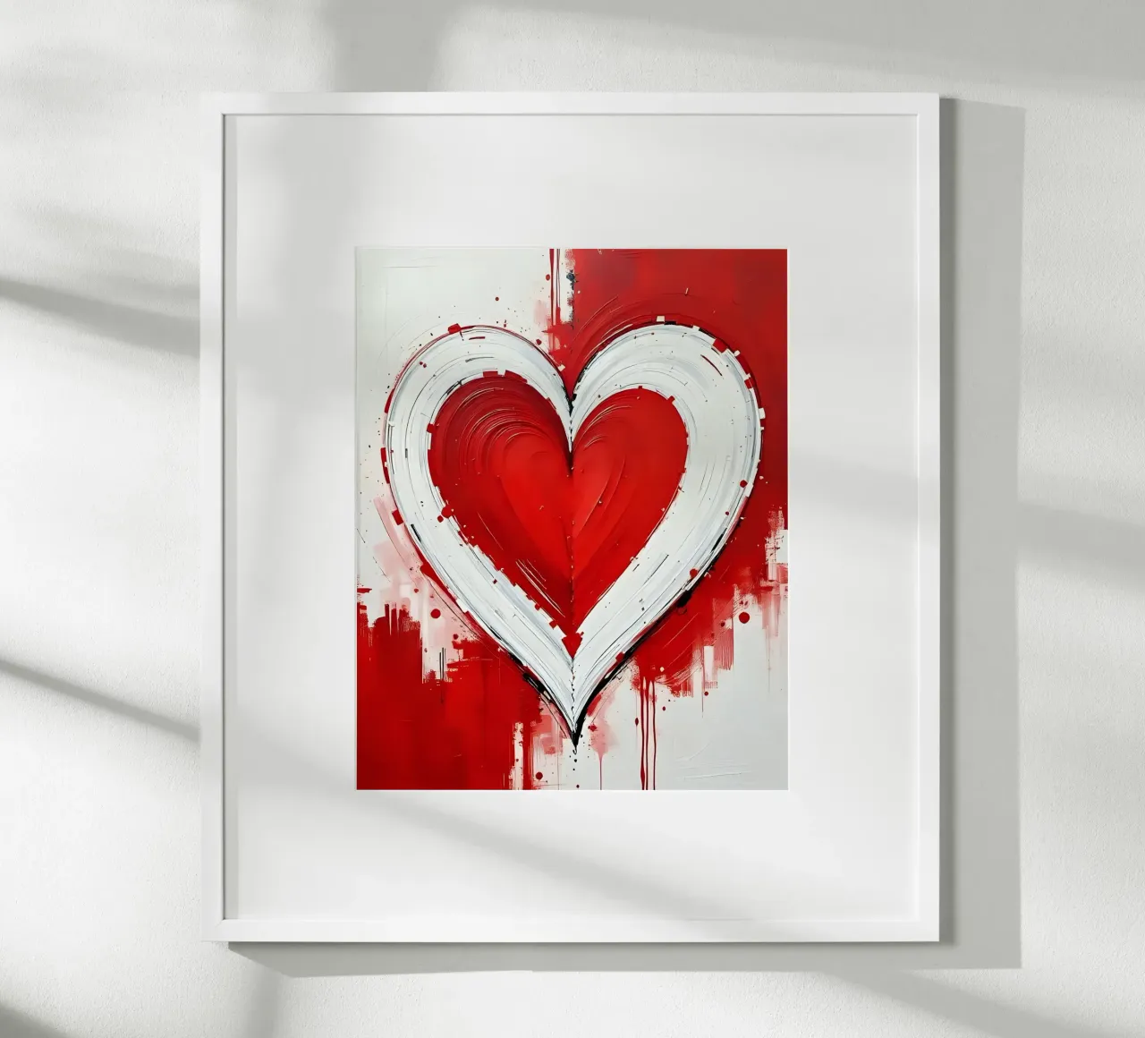 cuore_rosso_bianco_1 carta hahnemühle da Pink- und LoveArt by LK