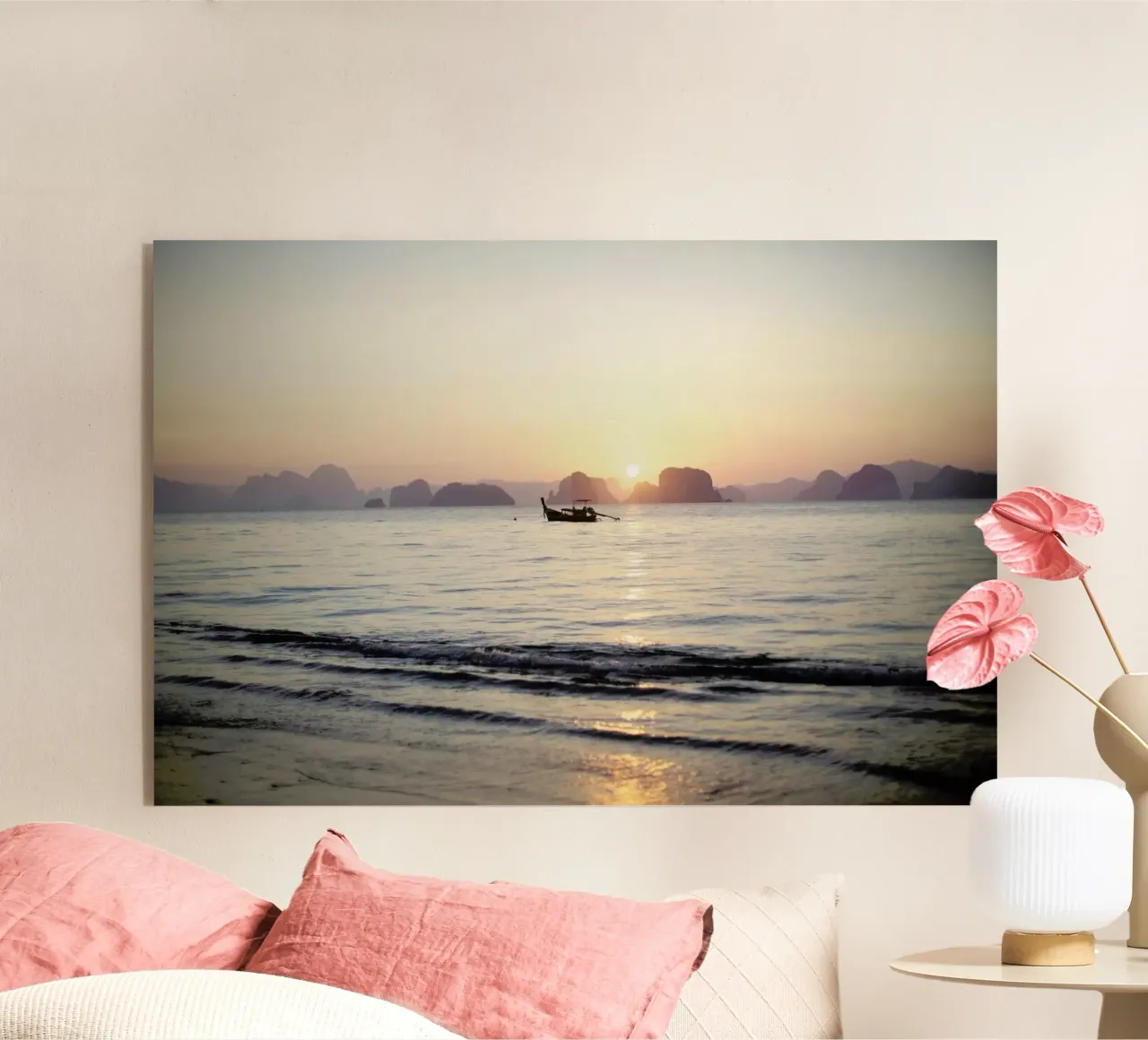 Ko Yao Noi Sunset acrylic glass by Marlene Sørensen