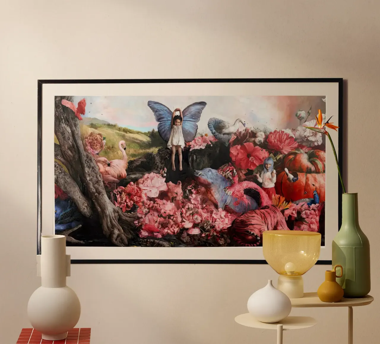 Guillermo Lorca The Gardeners poster con telaio in plastica da Birgitart