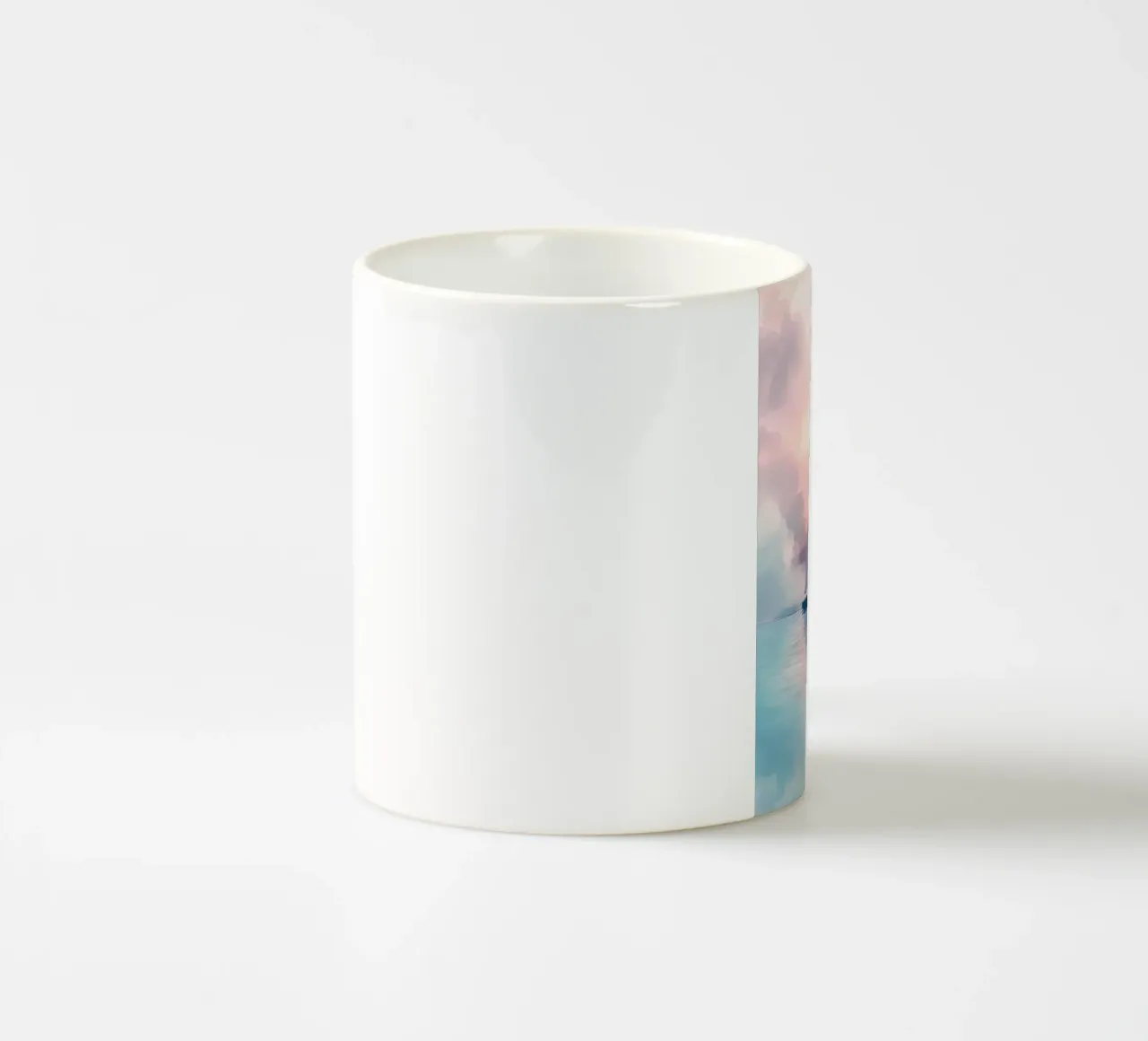 Tramonto in barca a vela tazza in ceramica da Bartosz Powalka