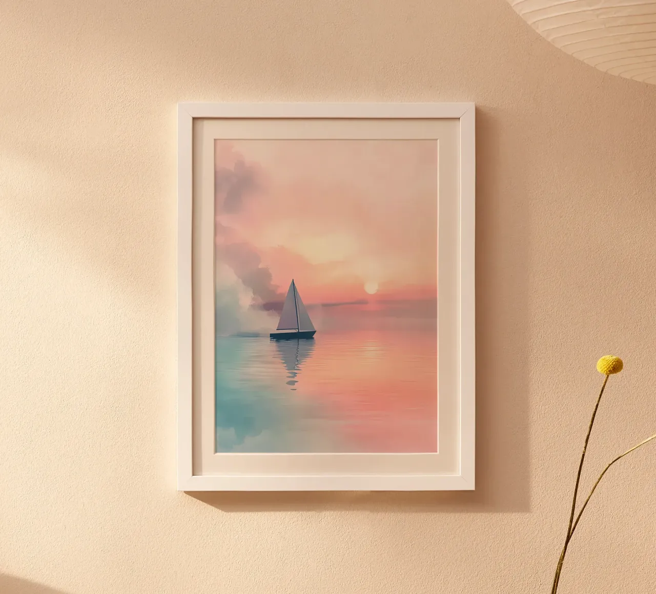 Sailboat Sunset hahnemühle by Bartosz Powalka
