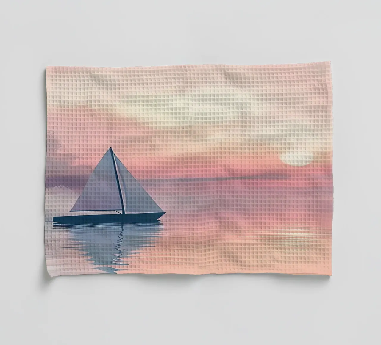 Tramonto in barca a vela canovaccio da cucina da Bartosz Powalka