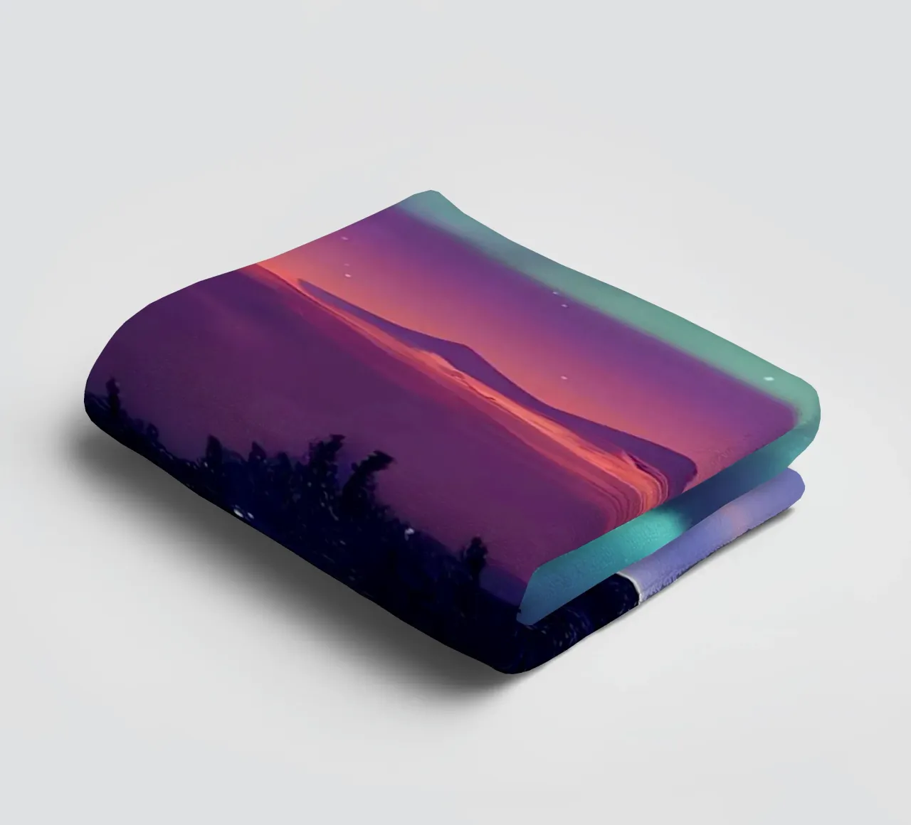 L'Aurora Boreale colorata asciugamano da bagno da Matthew Katz