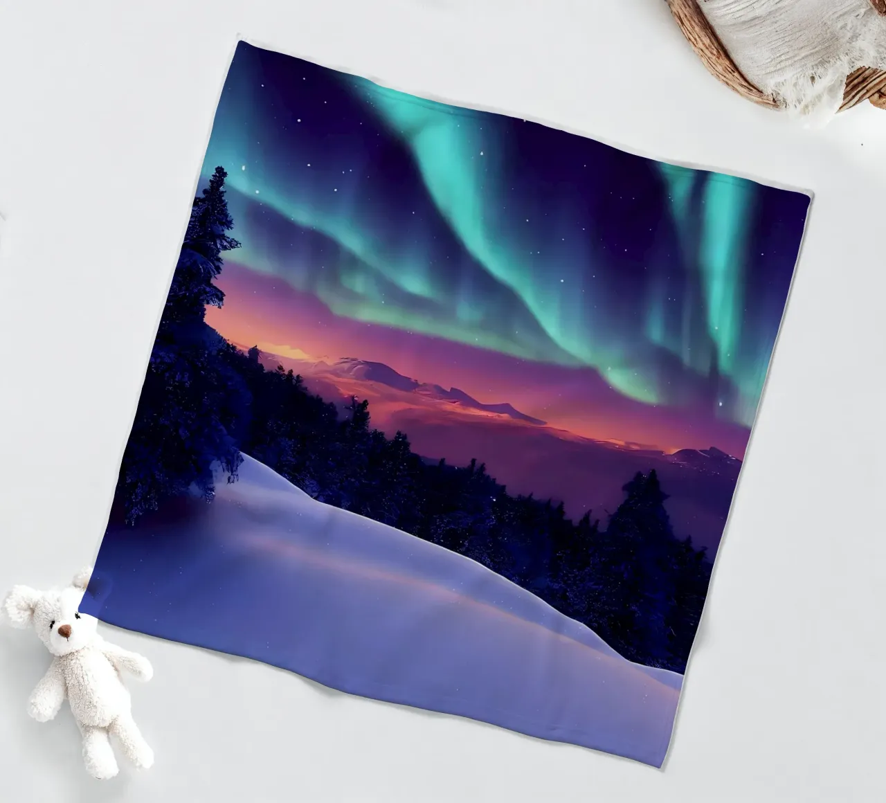 L'Aurora Boreale colorata coperta in pile da Matthew Katz