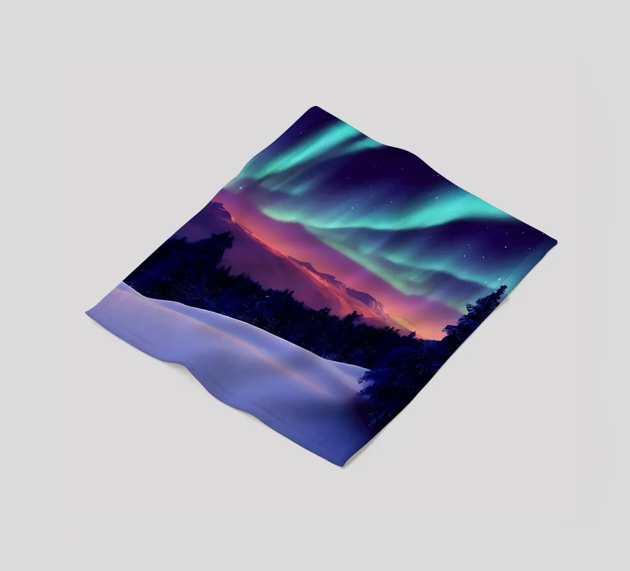 L'Aurora Boreale colorata coperta in pile da Matthew Katz