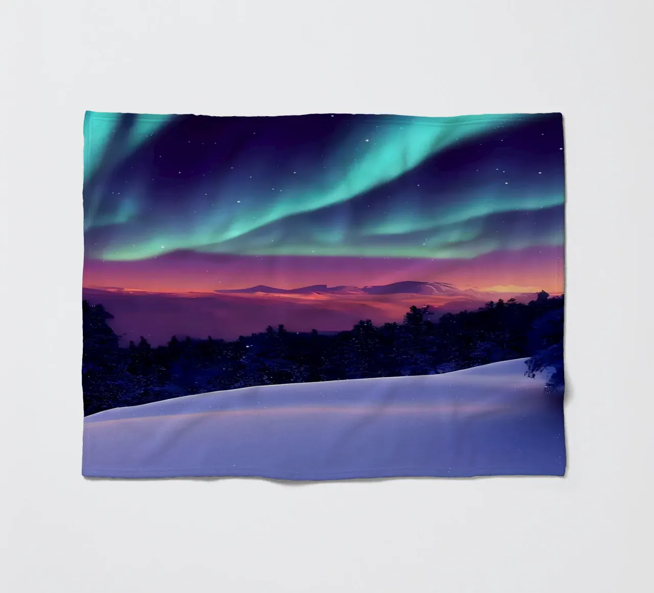 L'Aurora Boreale colorata coperta in pile da Matthew Katz